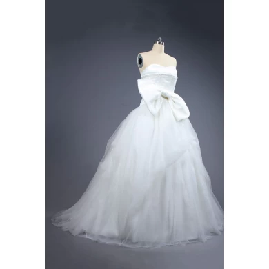Ballkleid-Hochzeitsfestkleid Schatz-Tulle-Hochzeitskleid mit Bowknot