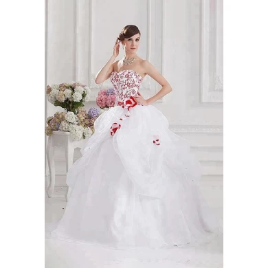 New design white ruffle embroidery sequins vestidos de 15 Quinceanera Dress ball gown