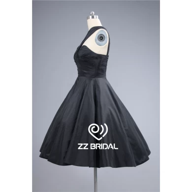 Online Schulter des Verkaufs einer schwarzen, knielange Shorts Abendkleid Lieferanten