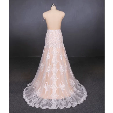 Sexy Spaghetti Strap Lace Casual bridal gowns manufacture a line Wedding Dresses