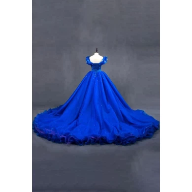 Superbe service OEM taille plus robes de bal bleu royal