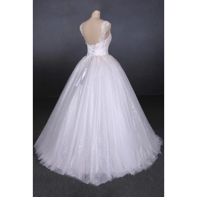 Schatz Hals 3D Blumen Ballkleid Elegantes Hochzeitskleid Benutzerdefinierte Tüll Elfenbein Braut Verwenden OEM Service Hochzeit Brautkleid
