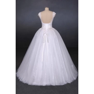 Sweetheart Neck 3D Kwiaty Suknia Balowa Elegancka Suknia Ślubna Custom Tulle Ivory Bride Użyj usługi OEM Suknia ślubna Małżeństwo