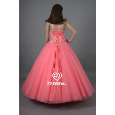 Top quality beaded sweetheart neckline ball gown quinceanera dress supplier