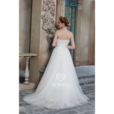 Z Bridal 2017 dentelle bustier appliqued perles A-Line robe de mariée