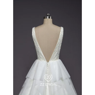 ZZ невеста 2017 Новый стиль v-шейное платье