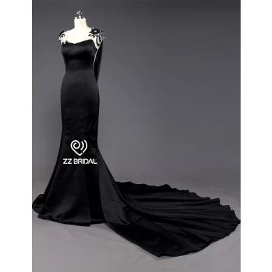 ZZ свадебное 2017 1 плечо неровное юбка длинное вечернее платье
