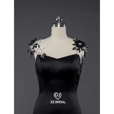 ZZ Bridal 2017 1 Schulter unregelmäßig Rock Mermaid langes Kleid