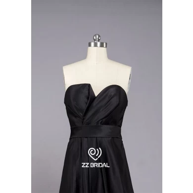 ZZ nuptiale 2017 Sweetheart encolure noir long robe de soirée