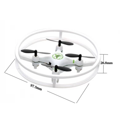 2.4G 6-Aixs RC Mini Drone com luz colorida Quadcopter modo Headless e uma chave de retorno