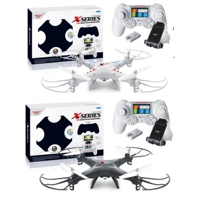 2.4G Quadcopter avec télécommande et 6 axes GYRO WIFI Drone TEMPS RÉEL