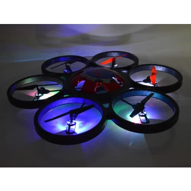 2,4 GHz a 4 canali 6-Axis RC Hexacopter Quadcopter con FPV