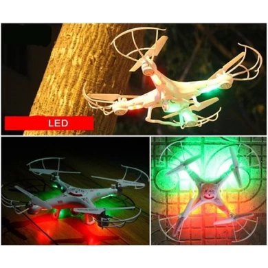 2.4g 4CH 4-Axis Black RC FPV Drone Real Time Transmission With 0.3MP Camera LED For Sale