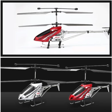44cm Medium 3.5 rc helicopter with gyro, alloy body, stable flying in hot sale