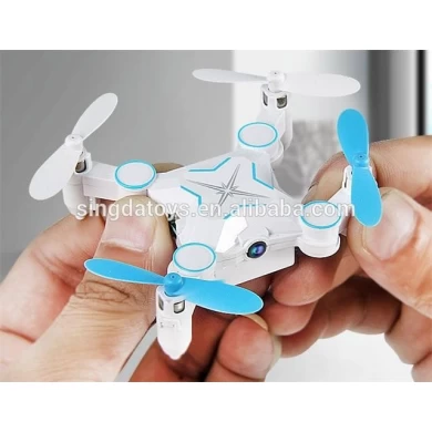 4CH 6Axis Gyro RC Mini Opvouwbaar Drone WIFI Camera Pocket Drone Switchable Controller Met knipperlicht RTF
