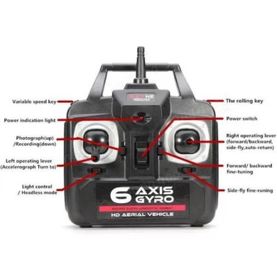 Горячие продажи! 2.4G 4CH 6Axis Режим Безголовый RC Quadcopter С 2.0MP камеры RTF