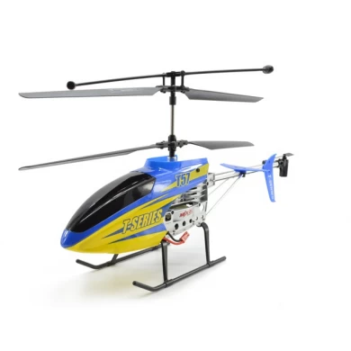 Hot koop 3.5CH rc helicopter met aluminium frame, T-serie helikopter met stabiele vliegen