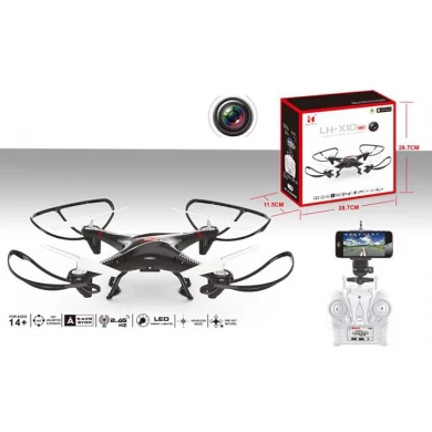 Taille moyenne RC Drone Avec 2,4 GHz Camera 6 Axe RC Quad copter Avec LED Mode Headless Wifi Transmission en temps réel