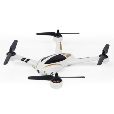 Nueva 5.8G FPV Drone Con 720P gran angular Resalte HD cámara de motor sin escobillas luces LED 3D 7CH 6G RC Quadcopter RTF