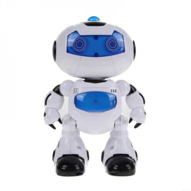 أحدث! عالية الجودة RC الروبوت لعبة التحكم عن بعد الموسيقية الالكترونية لعبة المشي الرقص Lightenning روبوت للبيع