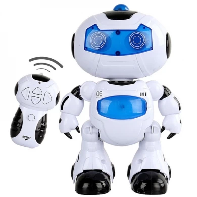 Newest !High Quality RC Robot Toy Remote Control Musical Electronic Toy Walk Dance Lightenning Robot For Sale