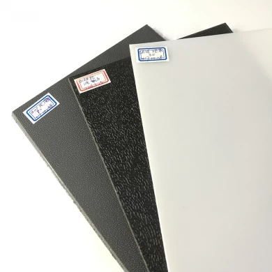 Hoja de alta densidad plástica coloreada del HDPE del polietileno del plástico blanco negro 4x8 Fabricantes