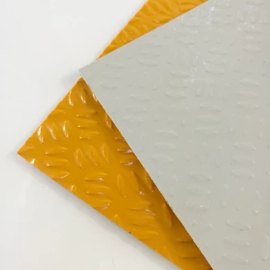 Folha de FRP de poliéster reforçado com fibra de vidro antiderrapante com fibra de vidro