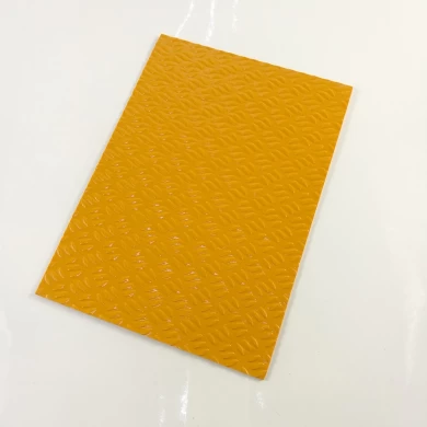 Feuille antidéflagrante renforcée par fibre de verre de polyester de polyester de gel anti-dérapant