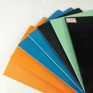 China Billige farbige blaue schwarze Plastik-PET-Polyäthylen-Folie Lieferanten