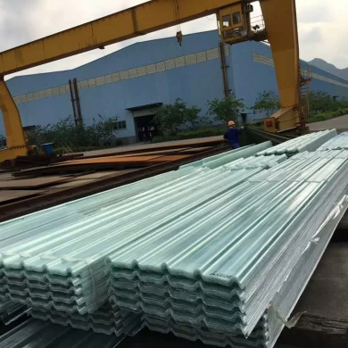 Clear Translucent Flat and Corrugated Fiberglass GRP FRP Sheets for Roofing