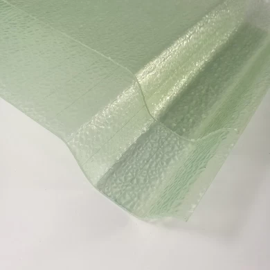 Folhas lisas e onduladas translúcidas claras da fibra de vidro GRP FRP para telhar