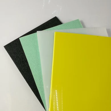 Hojas de polietileno de plástico de baja densidad con textura de colores suaves y suaves de LDPE