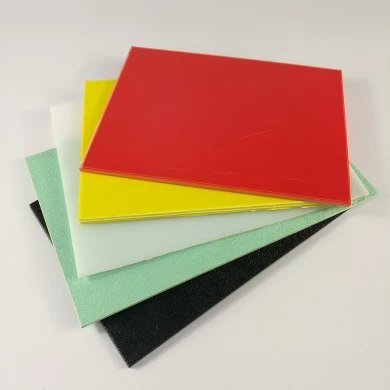 Hojas de polietileno de plástico de baja densidad con textura de colores suaves y suaves de LDPE