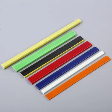 Profils en plastique renforcés de fibre de verre de tube de canne de tube de Rod de fibre de verre de Cuomized
