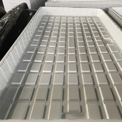 Customized White Black 2x4 4x4 4x8 Plastic Hydroponic Grow Trays Supplier