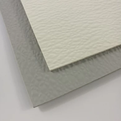Paneles de pared de baño de fibra de vidrio FRP blancos lisos y grabados en relieve