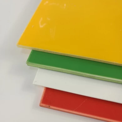 Placa colorida lustrosa alta fina do picosegundo do plástico do poliestireno para imprimir