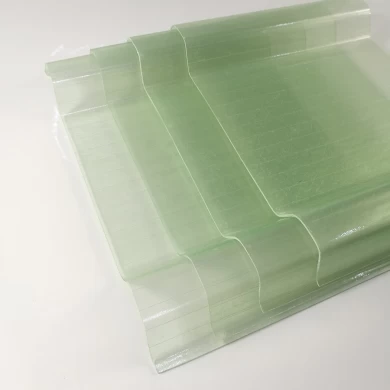 Transparent Clear Flat and Corrugated Fiberglass Reinforced Plastic GRP FRP Roofing Sheet For Sale