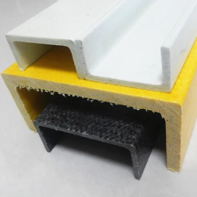 Type C and U Fiberglass Reinforced Polyester GRP FRP Channel Manufacturers