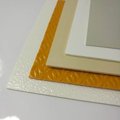 UV Stabilised 4x8 White Embossed Fiberglass Reinforced Polyester GRP FRP Wall Cover