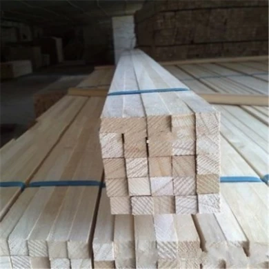 3/4 " x 3/4" Wood Chamfer Paulownia Triangle Wood Strips