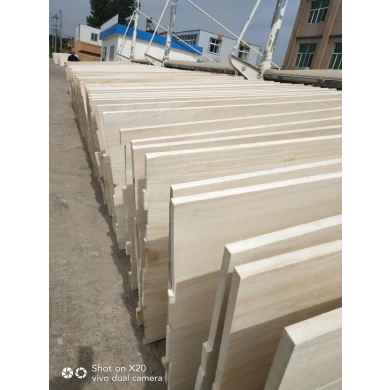China fabricante Paulownia borde pegado tablero para muebles ataúd