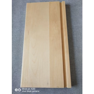 China poplar/birch drawer panel with UV finished and groove