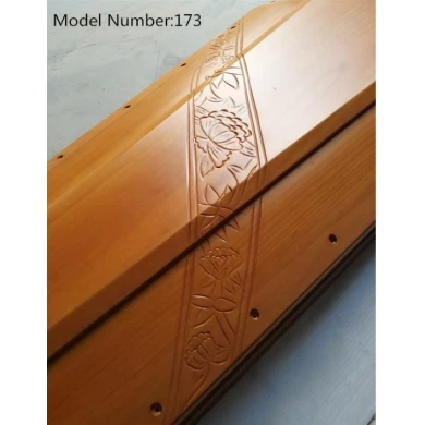 Funeral Solid Wooden Coffin Wood Casket