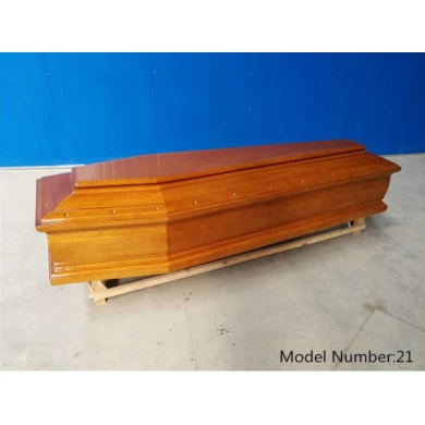 Italian style funeral Europe wooden coffins