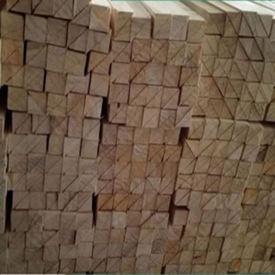Natural Color Paulownia Triangle Chamfer Solid Strip