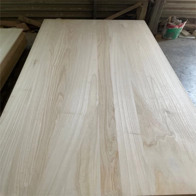 Paulownia Edge Glued Board with natural color 20mm 27mm thickness