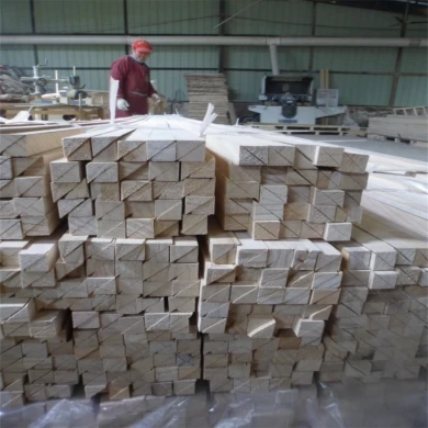 Paulownia solid square strip chamfer for construction manufacturer