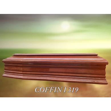 funeral supplies Euro Style Wood Coffin