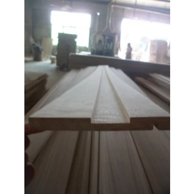 paulownia edge glued board for wall panel with groove